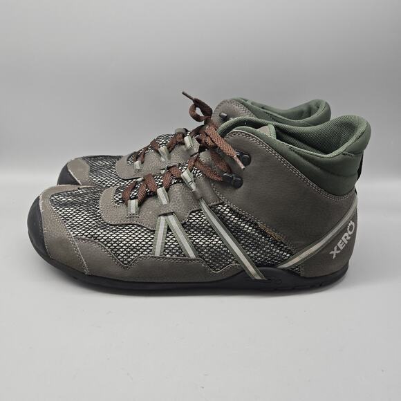 Xero Xcursion Waterproof Hiking Shoes Men's Size US 15 Grey/Green - Picture 1 of 11